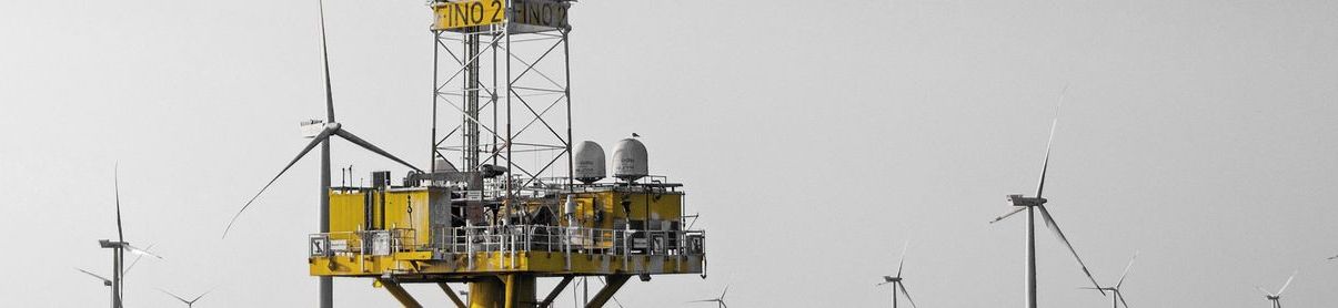 Die FINO2-Forschungsplattform in der Ostsee