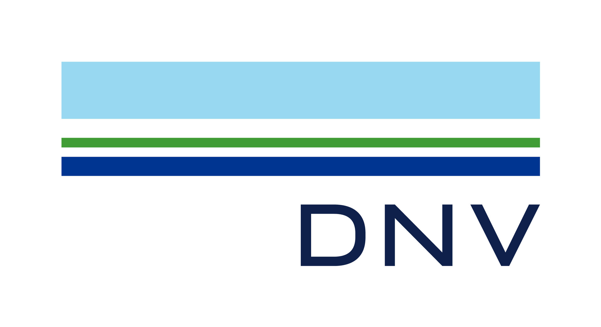 Logo von DNV, dem Betreiber der Forschungsplattform FINO2